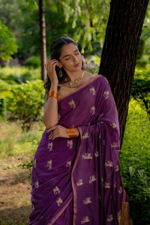 Pure handloom cotton saree