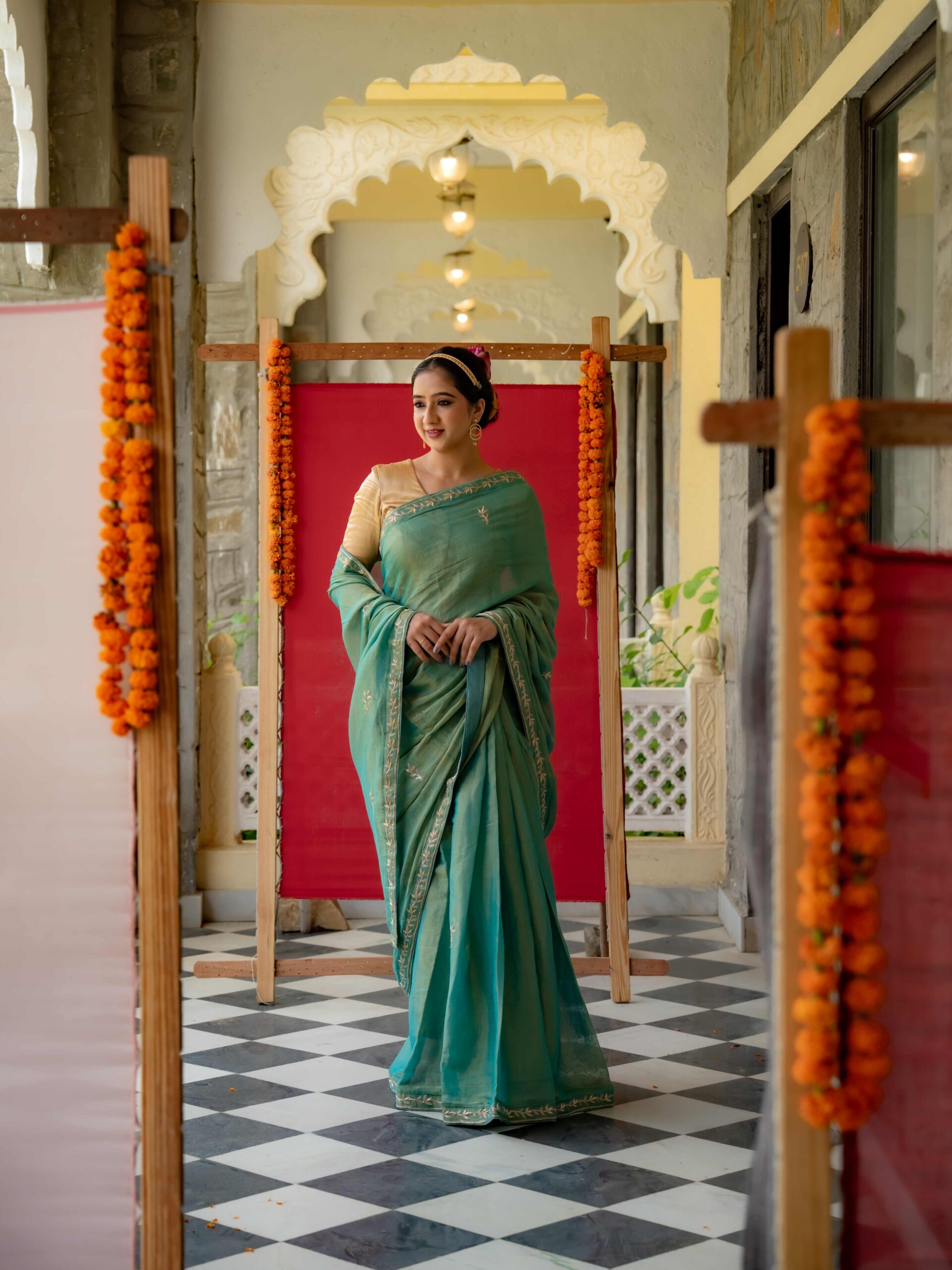 Rama Green Pure Handloom - Image 3